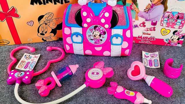 Toy Video: Satisfying Doctor Set Unboxing | Adorable Pink Disney Minnie Toy for Kids img